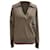 Sandro Strickpullover aus brauner Wolle mit Kragen Rot  - Ansicht 1