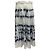 Falda midi de algodón blanco con estampado tie-dye Weekend Max Mara - vista 3