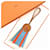 Hermès Hermes Paddock Flott Handbag Charm Brown Blue Orange  - view 2