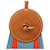 Hermès Hermes Paddock Flott Handbag Charm Brown Blue Orange  - view 4
