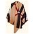 Burberry Poncho-Cape aus Wolle und Kaschmir mit Karomuster Kamel - Ansicht 4