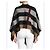 Burberry Poncho-Cape aus Wolle und Kaschmir mit Karomuster Kamel - Ansicht 8