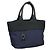 Prada Tote Duplo Conversível Tessuto Pequeno Azul marinho