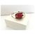 Autre Marque Bracciale a 7 fili in argento sterling 925 con pietra champagne e bordeaux - vista 6