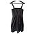 Isabel Marant Etoile Vestido preto de algodão com bordados