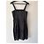 Isabel Marant Etoile Vestido preto de algodão com bordados - vista 2