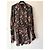 Redemption Abito a stampa floreale nero e rosso redenzione Rosa - vista 2