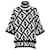 FENDI PONCHO PULL CAPE EINHEITSGRÖSSE NEU Schwarz  - Ansicht 1