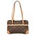 Borsa a Spalla Mini Coussin Monogram Louis Vuitton Marrone