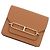Monedero Roulis Reli Verso de Hermès Beige Verde claro