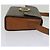 Céline Celine Vintage Macadam Circle Logo Canvas and Leather Marrone - vista 3