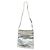 Autre Marque Borsa a tracolla Laura Ashley in seta avorio con perline Bianco