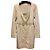 Guess Beiges Wildlederkleid mit dekoriertem Gürtel