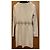 Guess Beiges Wildlederkleid mit dekoriertem Gürtel - Ansicht 6