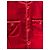 Autre Marque Completo giacca e gonna in velluto rosso - vista 3