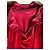 Autre Marque Completo giacca e gonna in velluto rosso - vista 7