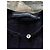 Autre Marque Navyblauer Wollcardigan mit Pony-Logo - Ansicht 3