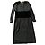 Schwarzes langes Kleid Valentino