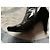 Autre Marque Botas negras de charol con tacón Negro - vista 3