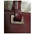 Borsa Pollini in pelle bordeaux Bordò - vista 3
