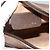 Borsa Sherry Line GG Supreme Web di GUCCI in PVC beige e oro 156 02 066 Auth BA11422 D'oro - vista 15