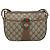 Gucci Borsa GG Supreme Web Sherry Line in PVC beige e oro 56 02 032 Auth ARZ158 D'oro - vista 2