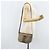 Gucci Borsa GG Supreme Web Sherry Line in PVC beige e oro 56 02 032 Auth ARZ158 D'oro - vista 24