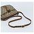 Gucci Borsa GG Supreme Web Sherry Line in PVC beige e oro 56 02 032 Auth ARZ158 D'oro - vista 7