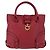 Borsa a mano Gancini in pelle rossa e oro Auth ARZ035A di Salvatore Ferragamo Rosso D'oro - vista 2