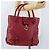 Borsa a mano Gancini in pelle rossa e oro Auth ARZ035A di Salvatore Ferragamo Rosso D'oro - vista 21