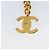 Llave CHANEL COCO de metal dorado CC Auth LNZ859V - vista 9