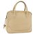 CHANEL Borsa a Mano in Pelle Caviar Crema Oro CC Auth 174548 D'oro Crudo
