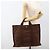 Hermès HERMES Borsa a Mano Her Line MM Tela Marrone Argento Auth ARZ296 - vista 20