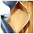 Céline Borsa a Spalla CELINE in Pelle Blu Navy Oro Auth bs33902 D'oro - vista 21