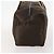 Borsa Boston in nylon marrone e argento della linea Sherry di GUCCI 012 8657 Auth fm5186 - vista 4
