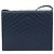 SAINT LAURENT Borsa a Spalla in Pelle Blu Navy Oro Auth 173693 D'oro - vista 3