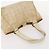 Hermès HERMES PRADA Borsa a Mano Chanel Pelle Tela Nylon 3 Set Beige Auth 168823 - vista 12