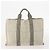 Hermès HERMES PRADA Borsa a Mano Chanel Pelle Tela Nylon 3 Set Beige Auth 168823 - vista 3