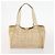 Hermès HERMES PRADA Borsa a Mano Chanel Pelle Tela Nylon 3 Set Beige Auth 168823 - vista 9