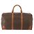 Céline Borsa Boston in tela Macadam CELINE in pelle PVC marrone oro Auth ki6500 D'oro - vista 2