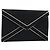 SAINT LAURENT Clutch in Raso Nero Oro Auth BSZ059 D'oro