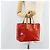 LOUIS VUITTON Monogram Vernis Reade PM Borsa a Mano Rossa M91088 LV Auth ka3053 Rosso - vista 23