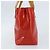 LOUIS VUITTON Monogram Vernis Reade PM Borsa a Mano Rossa M91088 LV Auth ka3053 Rosso - vista 3