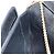 Borsa in tela a nido d'ape Christian Dior con catena in pelle nera e oro Auth ka3067 - vista 19