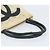 Borsa tote standard CHANEL in tela beige con CC dorato Auth BSZ077 D'oro - vista 7