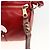Chloé Chloe Tote Bag Leder 2in1 Rot Gold Auth BA10946A Golden - Ansicht 16