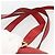 Chloé Chloe Tote Bag Leder 2in1 Rot Gold Auth BA10946A Golden - Ansicht 8
