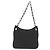 Borsa a spalla in tela GG Gucci con catena in plastica nera e oro 001 4168 Auth BSZ262 Nero D'oro - vista 3