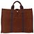 Hermès HERMES Fourre ToutMM Borsa a Mano in Tela Marrone Auth BA11462 - vista 2