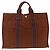 Hermès HERMES Fourre ToutMM Borsa a Mano in Tela Marrone Auth BA11462 - vista 3